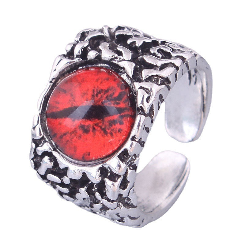 Fashion Retro Simple Devil Eye Temperament Ring