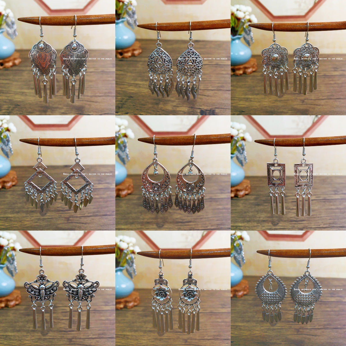 Yunnan Minority Female Retro Temperament Nostalgic Earrings