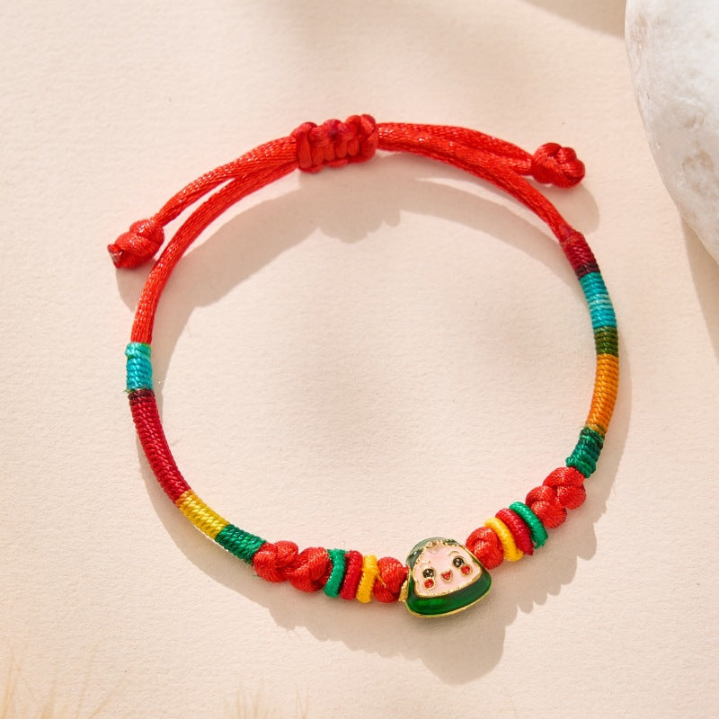 Children's Dragon Boat Festival Colorful Rope Hand-woven May Line Bracelets