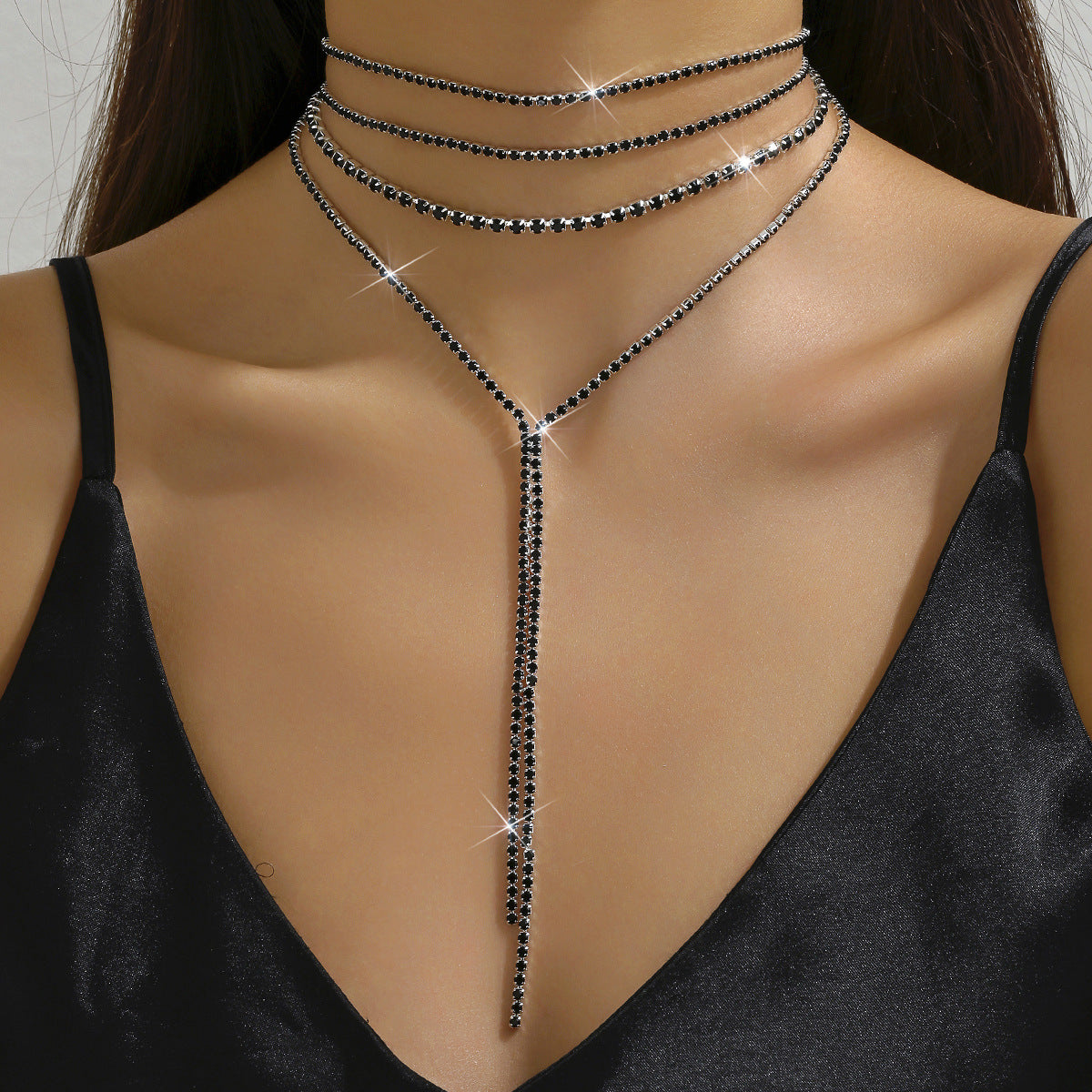 Bone Chain Cold Style Design Choker Necklaces