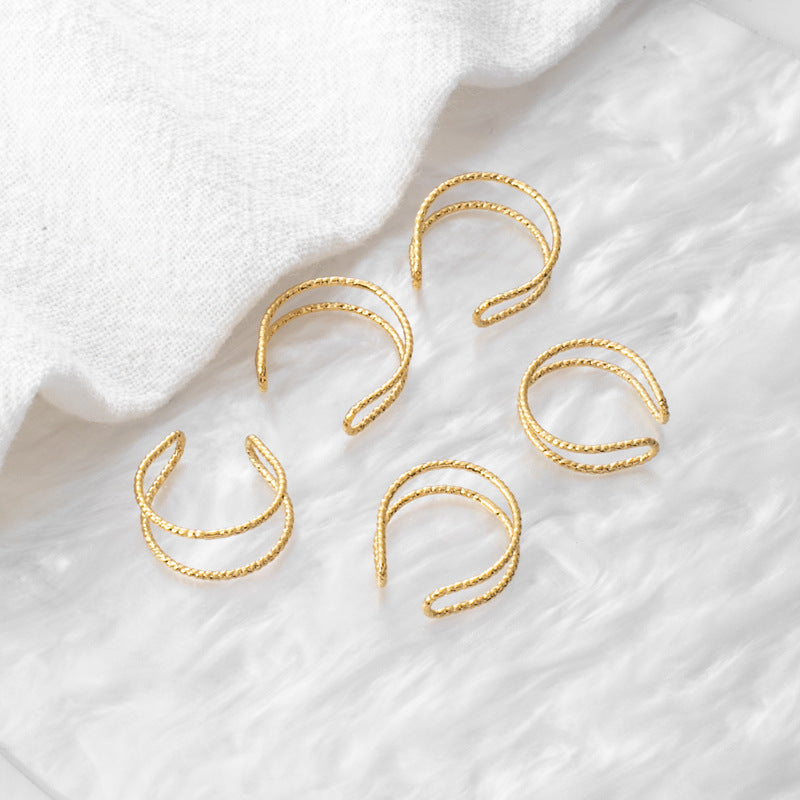 Double Layer Copper Wire Strand Handmade Rings