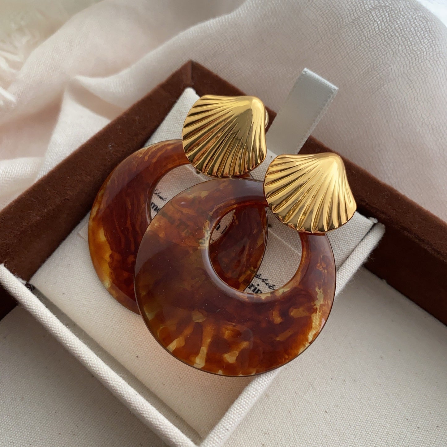 Artsy Semicircle Elegant Wild Candy Color Personalized Earrings