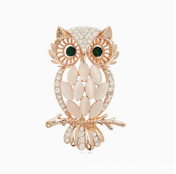 Women's Micro Zircon Brooch Exquisite Plant Pin Brooches