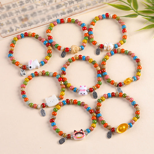 Ceramic Valentine's Day Classmates Friends Couple Handmade Bracelet