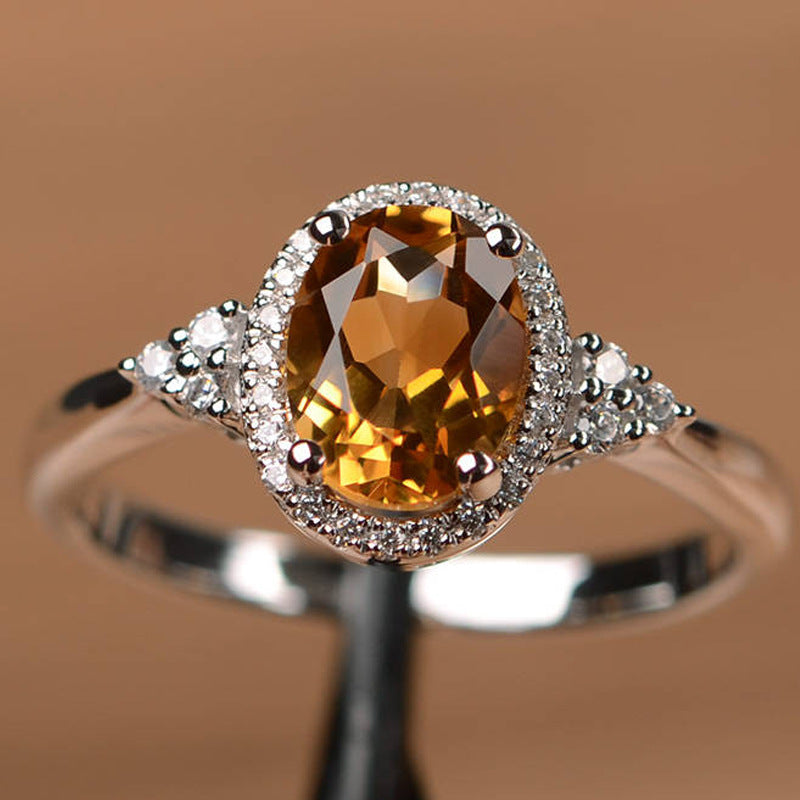 Classic Women's Sier For Marriage Engagement Rings