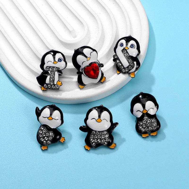 Penguin Brooch Super Cute Cartoon Badge Pin Trendy Brooches