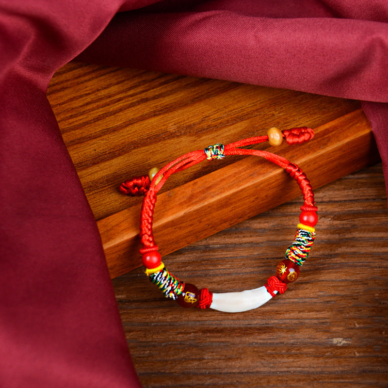 Horse Life Zodiac Sleep Safe Red Rope Bracelet