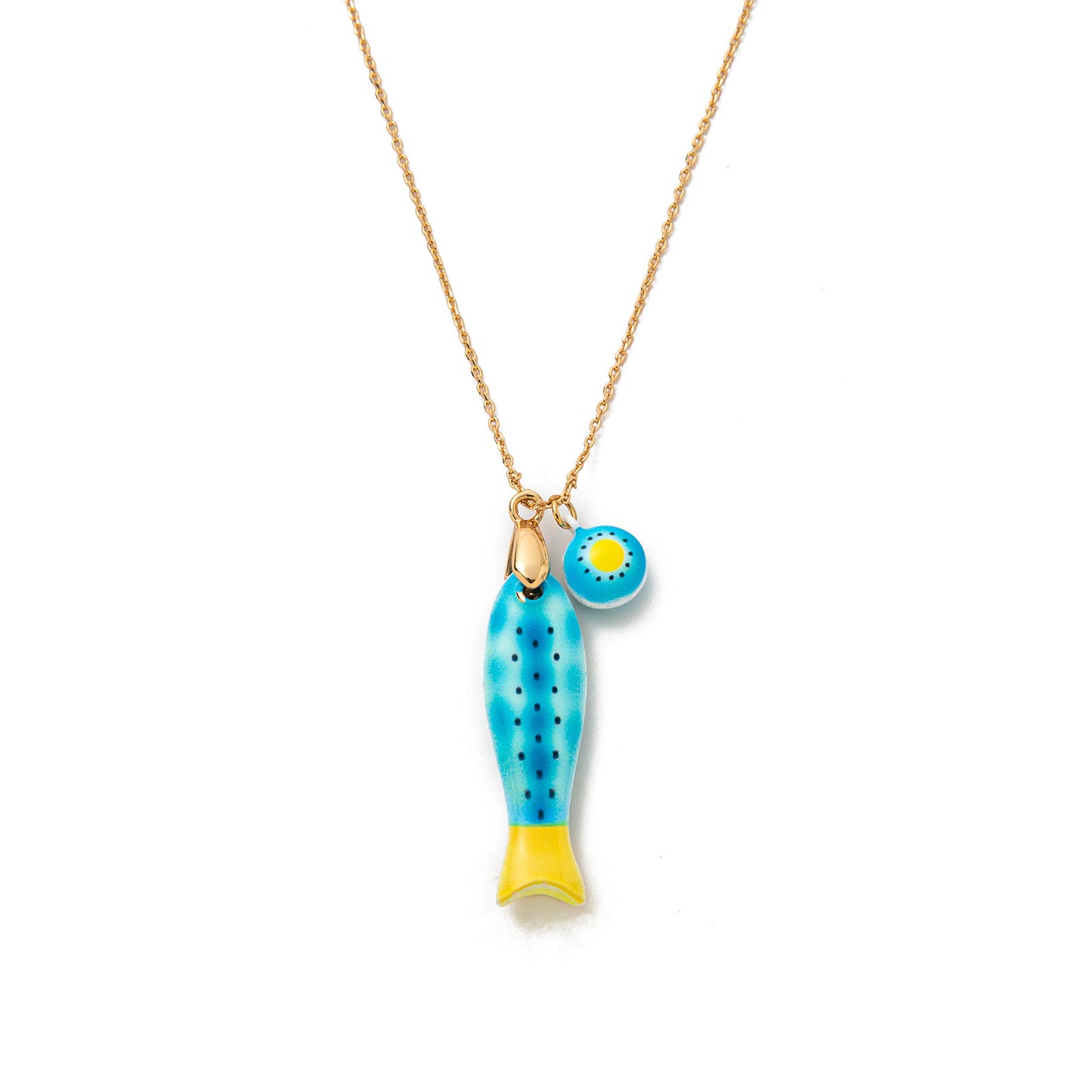 Polka Dot Double-sided Handmade Summer Vacation Necklaces