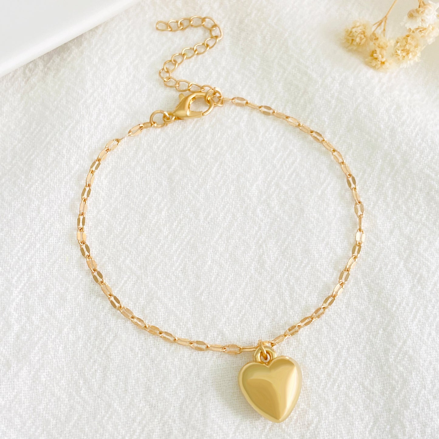 Fashion Three-dimensional Love Pearl Korean College Heart Bracelets