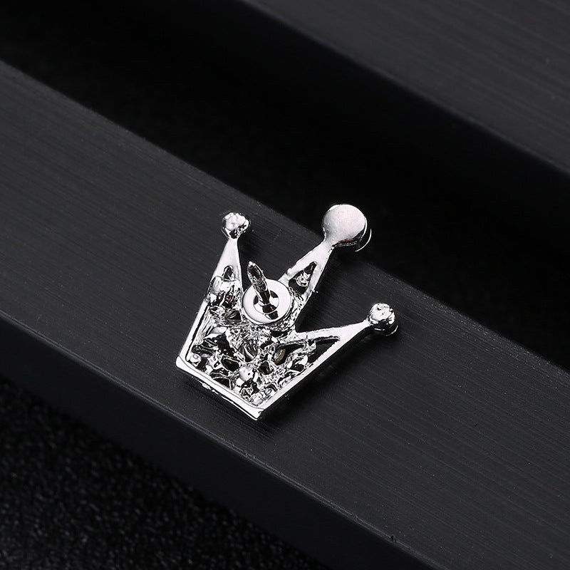 Men's Fashion Fashionmonger Business Corsage Crown Badge Minimalist Brooches