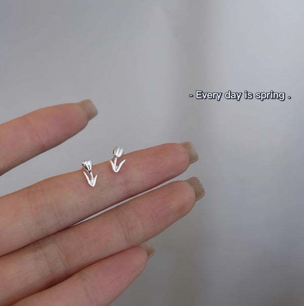 Women's Bone Niche Clips Light Luxury Elegant Stud Earrings