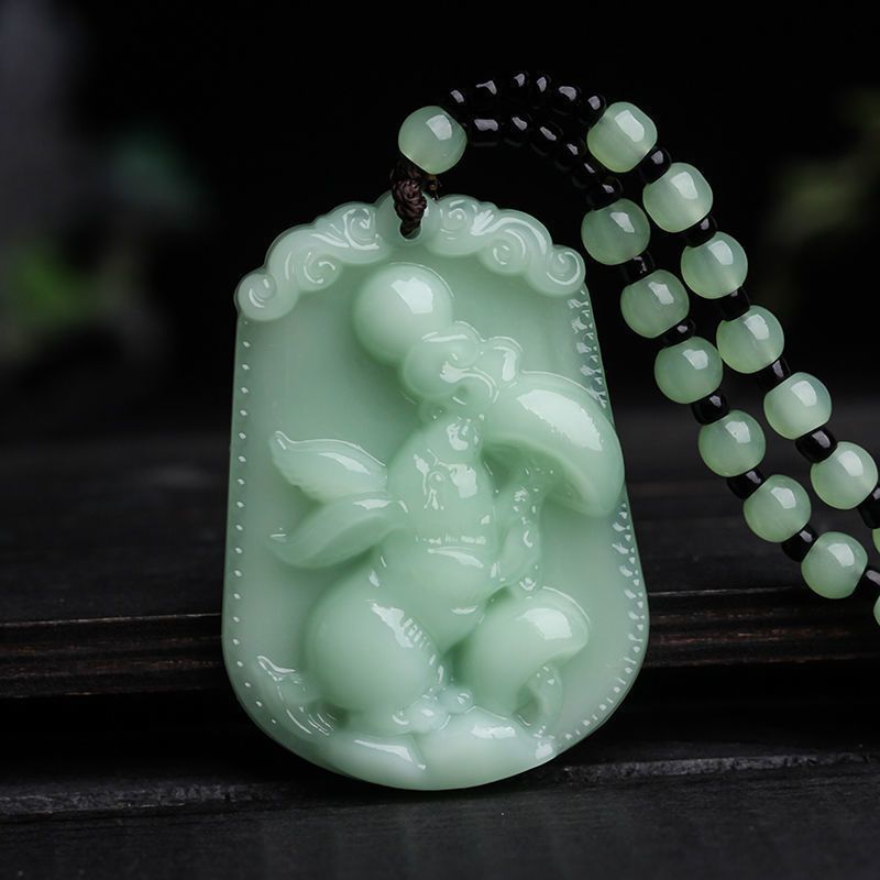 Jade Bamboo Graceful Fashionable Personalized Clothing Necklaces