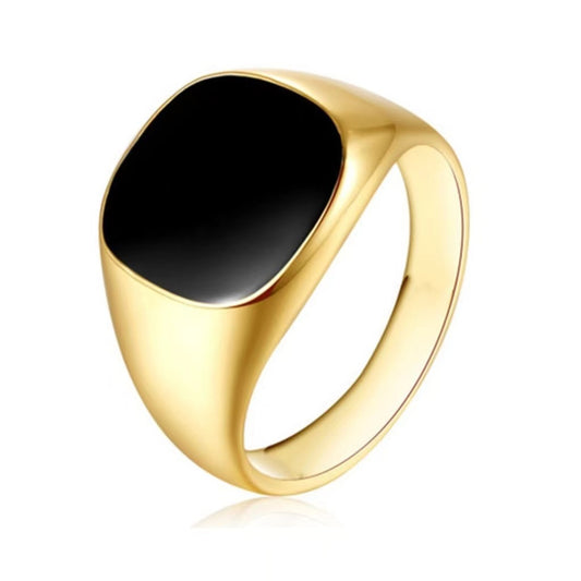 New Personalized Round Square Drip Popular Ring