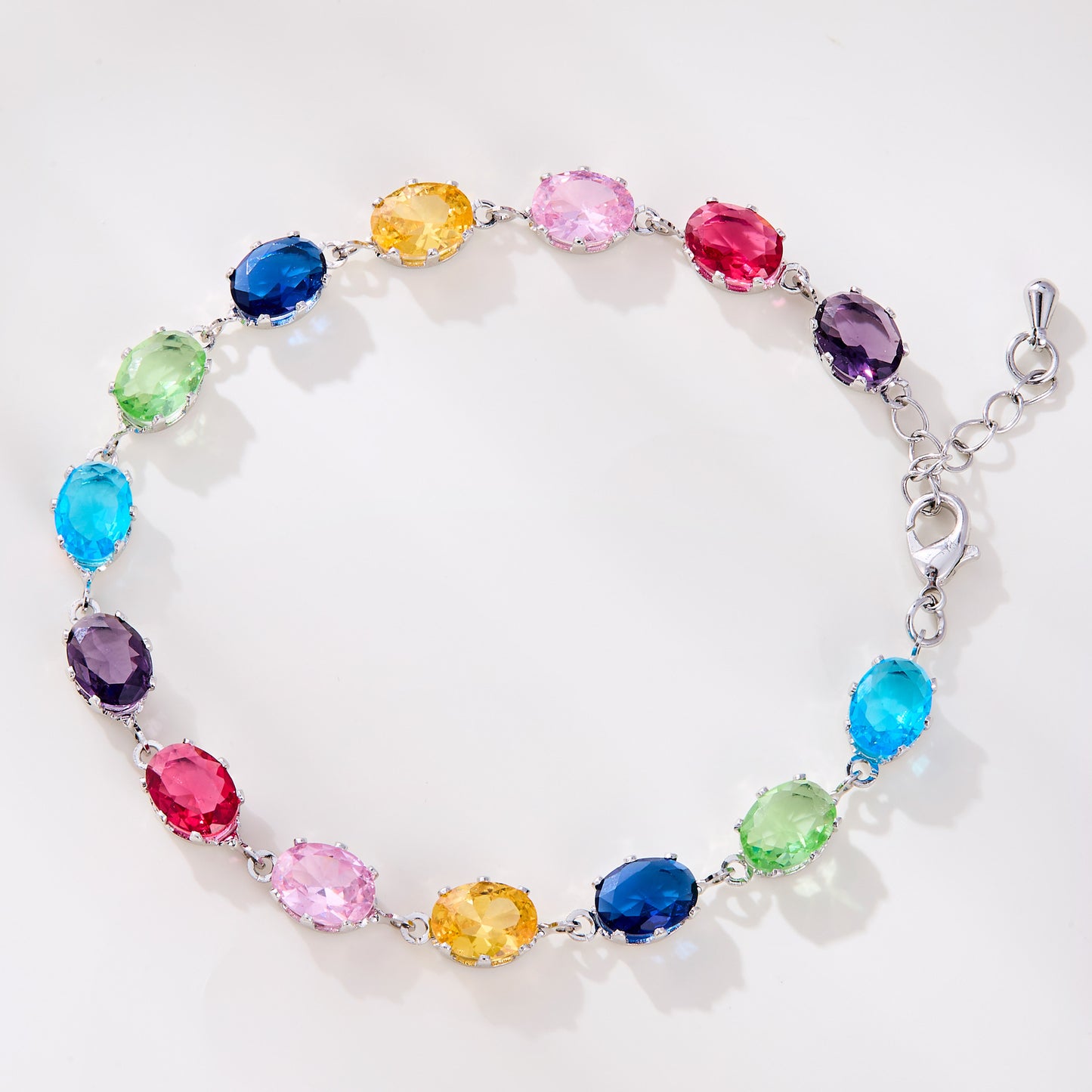 Women's Dopamine Color Crystal Candy For Light Luxury Simplicity Niche Bracelets