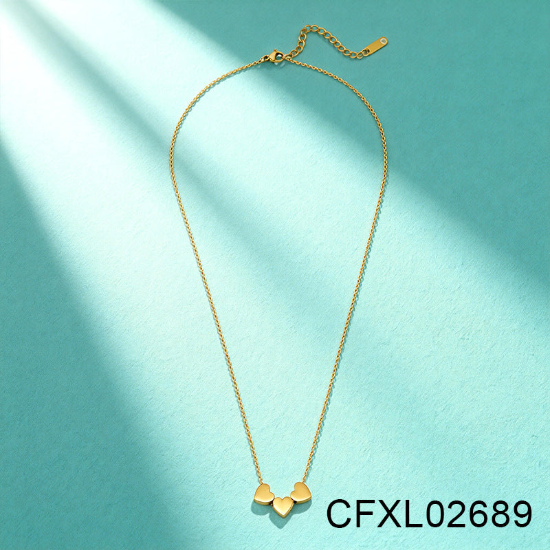 Women's Light Luxury High-grade Titanium Steel Simple Geometric Necklace