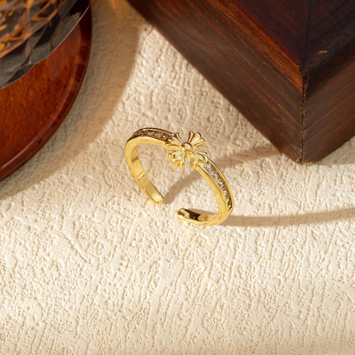 Luxury Trendy Cross Opening Adjustable Personality Color Rings