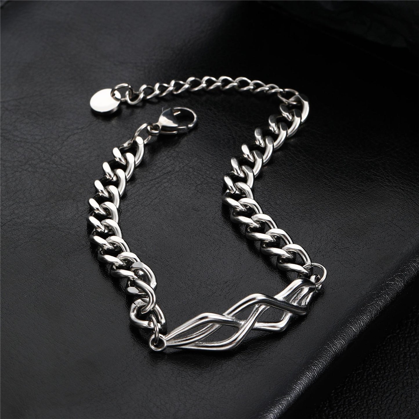 Women's & Men's Fashion Titanium Steel Thorn Hip Hop Bracelets