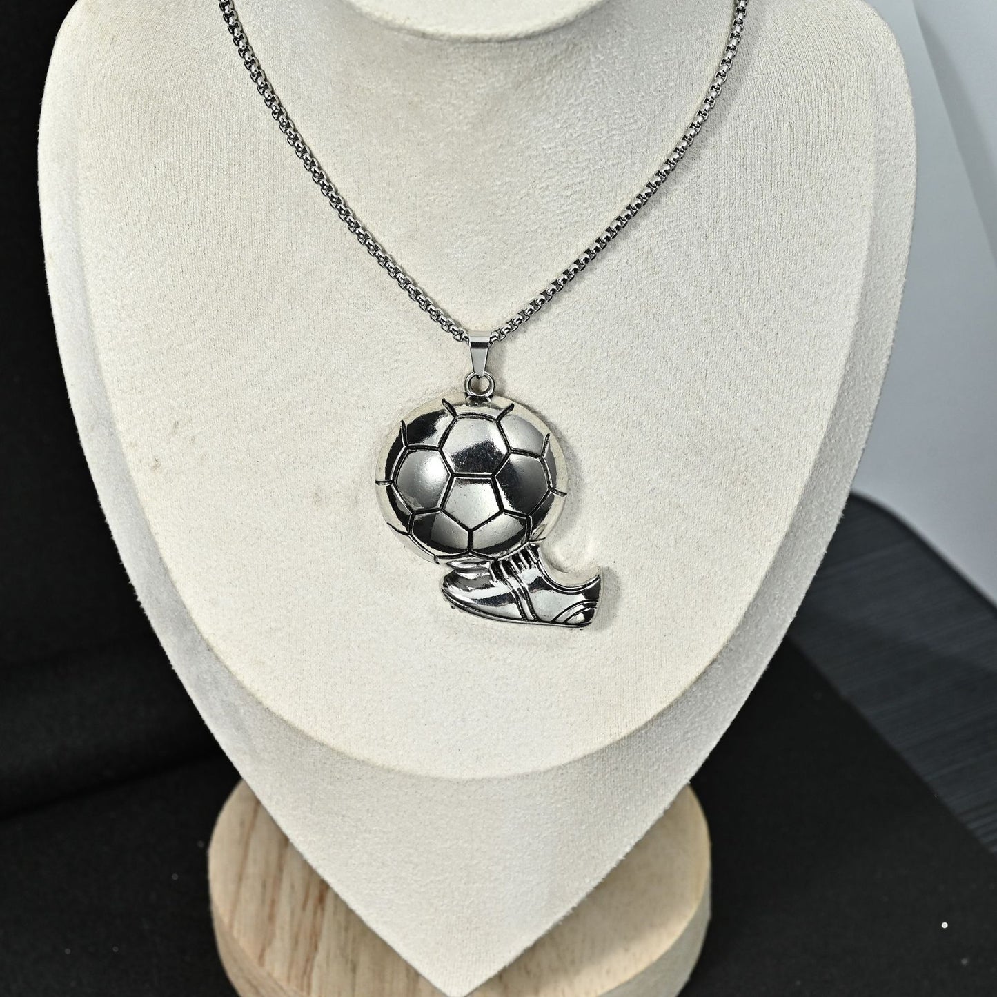 Hip Hop Fashion World Cup Sports Football Shoes Sweater Chain Pendants