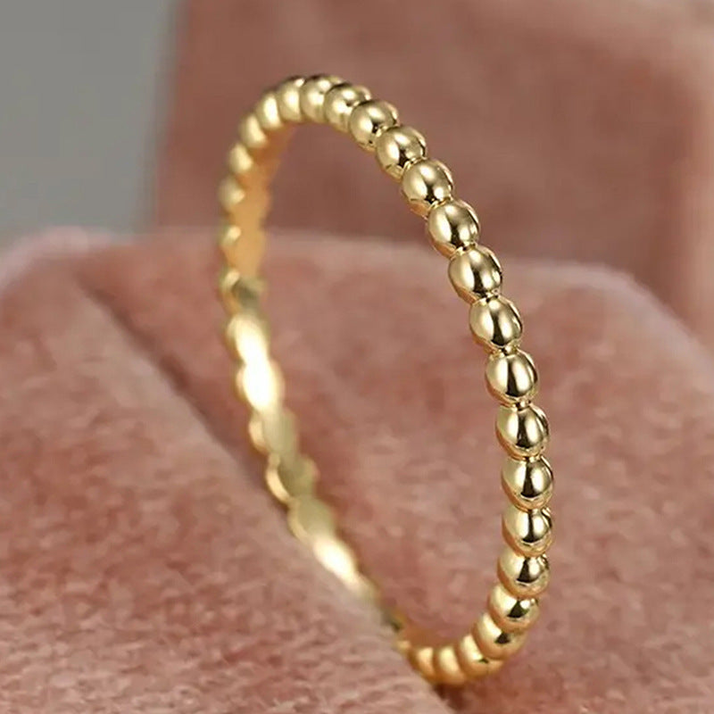 Women's Ya Retro Round Simple Exaggerated Personality Rings