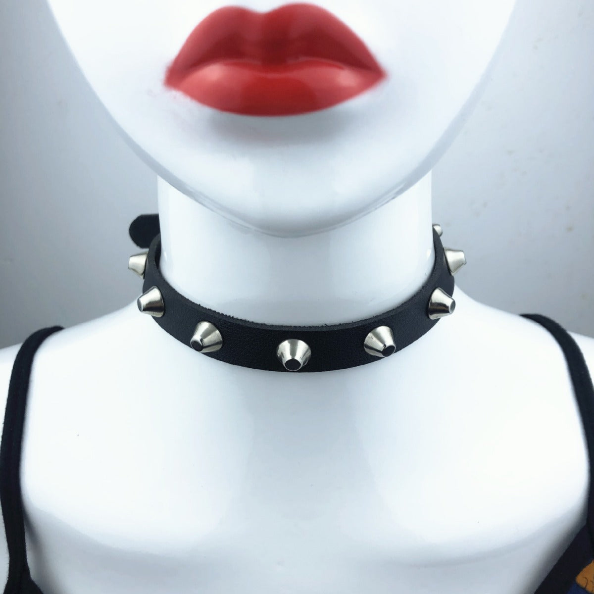 Rivet Punk Metal Rock Sexy Couple Necklaces