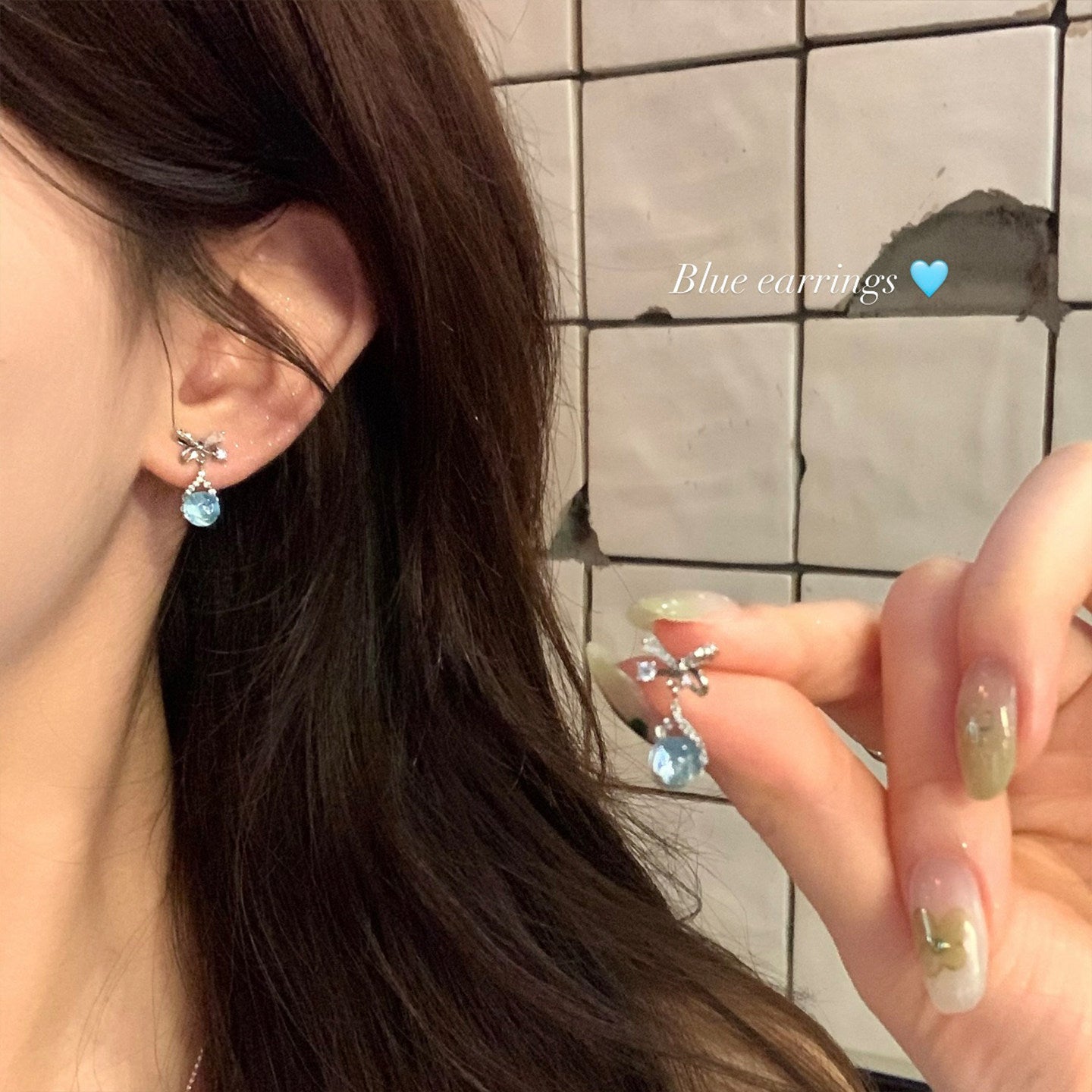 Tears Zircon Bow Light Luxury High-grade Rings