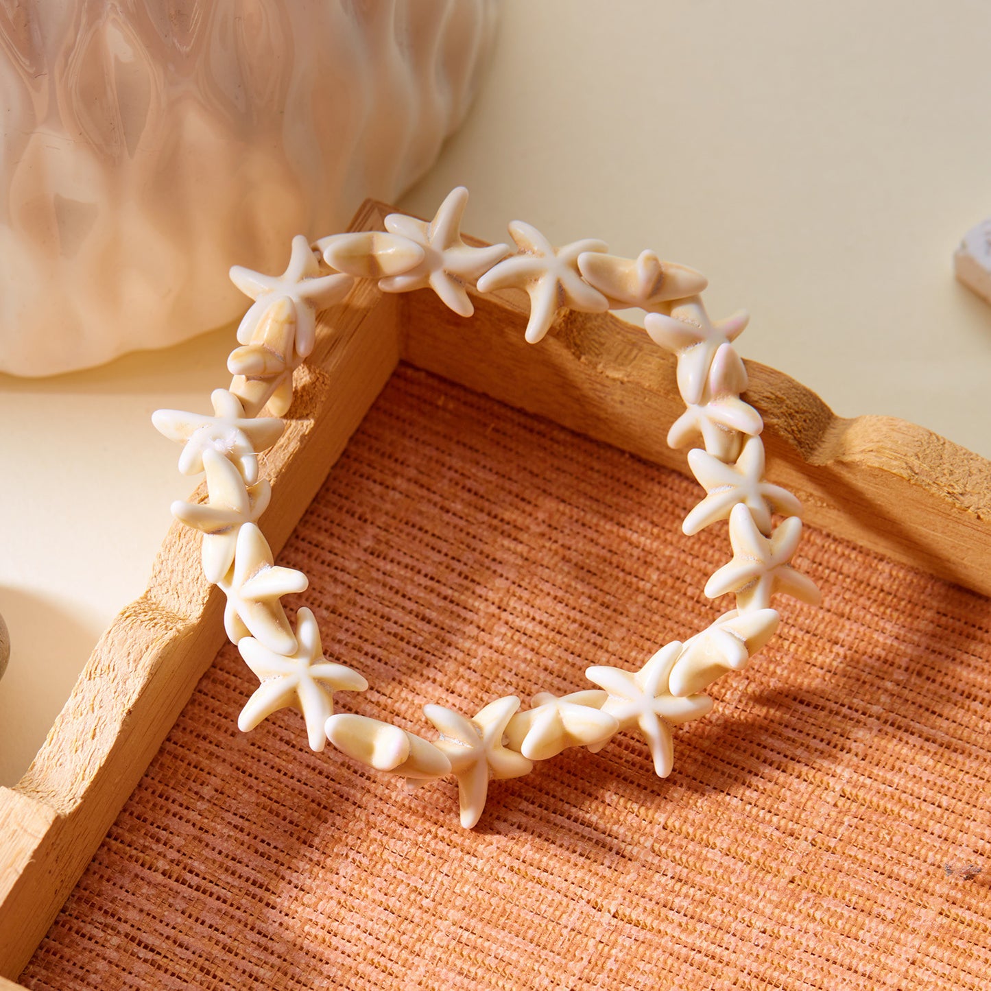 Style Hand-woven Knotted Series Natural Shell Bracelet