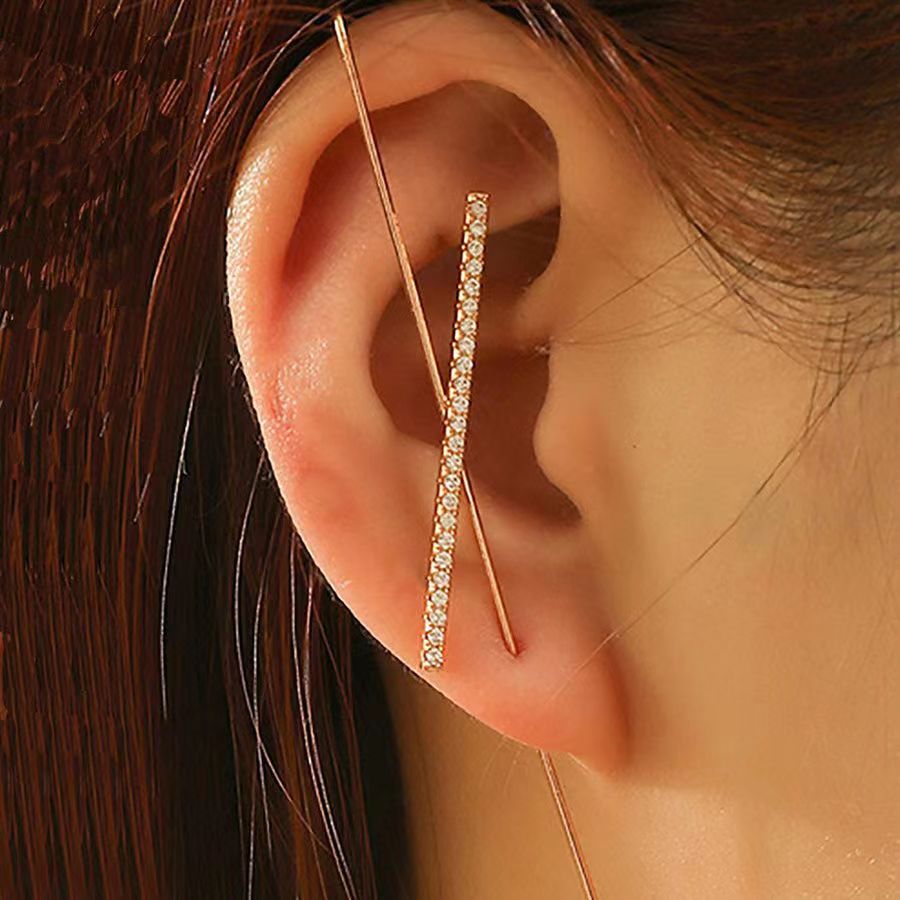 Sier Plated Ear Clips Without Piercing Rings