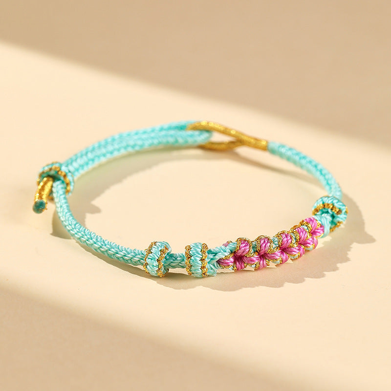 Festival Beads Threading Wear Gold Lucky Bracelets