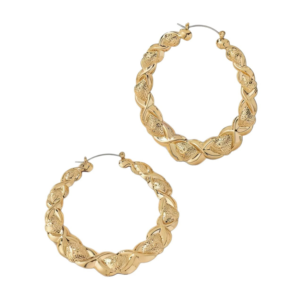 Bamboo Ear Geometric Creative Fashion Punk Earrings