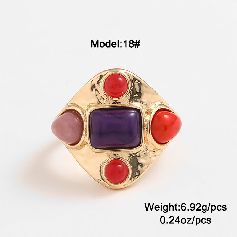 Antique Fashion Design Popular Imitation Jewelry Rings