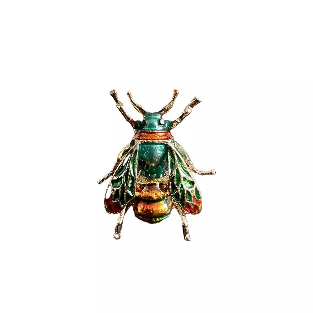 Animal Brooch Alloy Painting Oil Pin Brooches