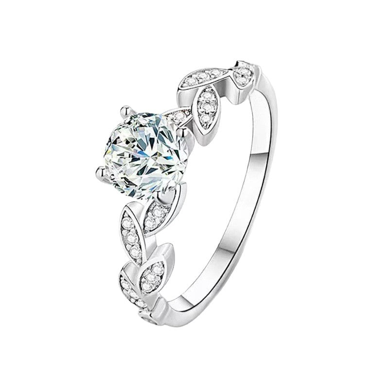 Cassia Twig Fairy High Sense Temperamental Minority Design Gentle Opening Rings