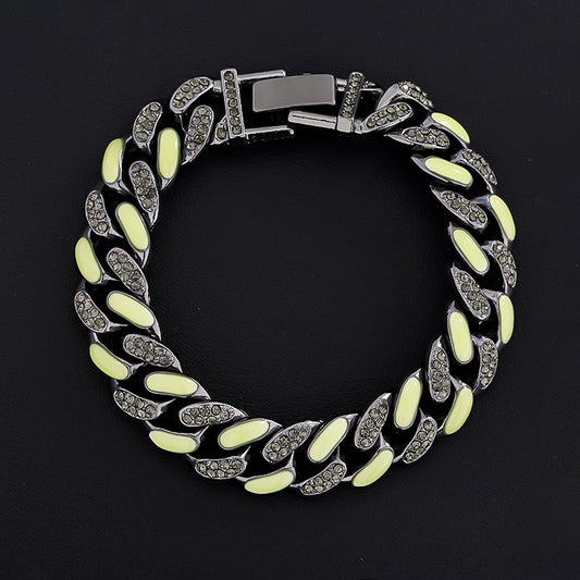 Women's & Men's Color Titanium Steel No Fading High Sense Bracelet