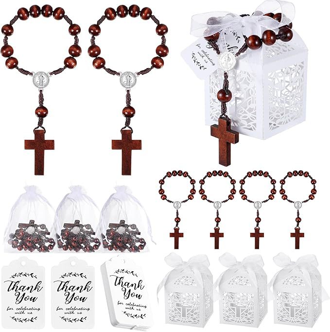 Baptism Beads Gift Shower First Communion Bracelet