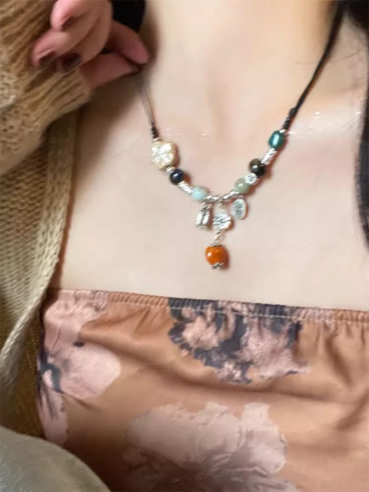 Style Niche High Sense Temperament Wild Zircon Short Necklaces
