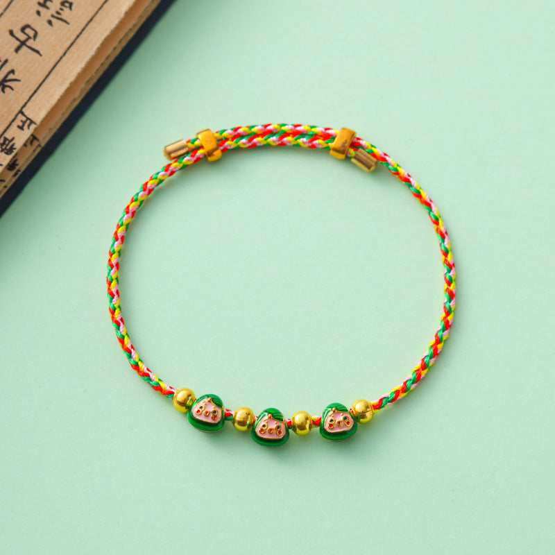 Children's Hundred Dragon Boat Festival Colorful Braided Rope Batches Of Goods Bracelets
