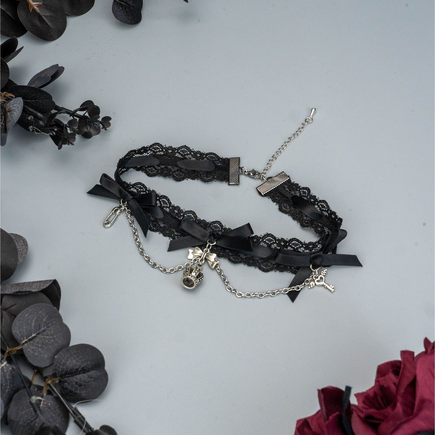 Dark Lolita Handmade Mine Series Black Necklaces