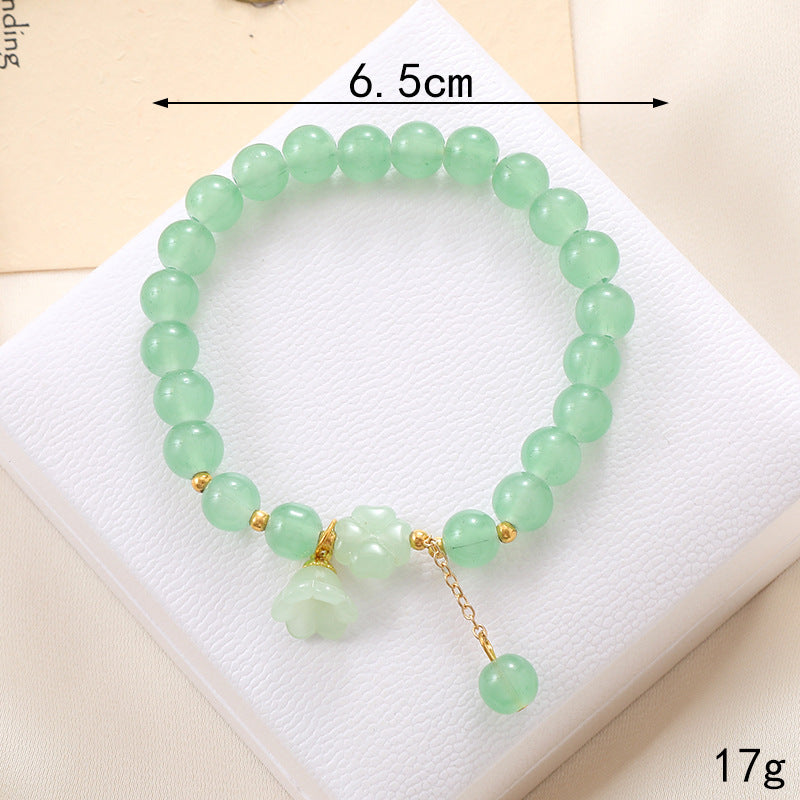 Graceful Crystal Super Moonstone Couple Girlfriends Bracelet