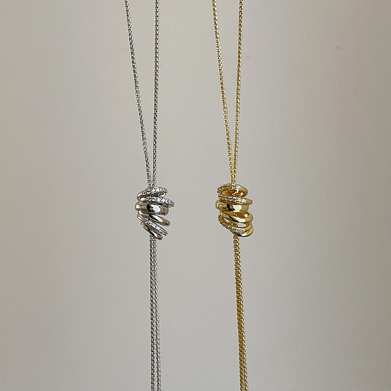 Women's Pull-out For Light Luxury Minority Personality Unique Fashion Trend Sweater Necklace