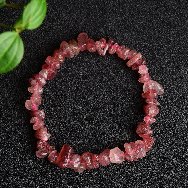 Stone Chain Citrine White-barked Pine Tigereye Trendy Male Female Personality Bracelet