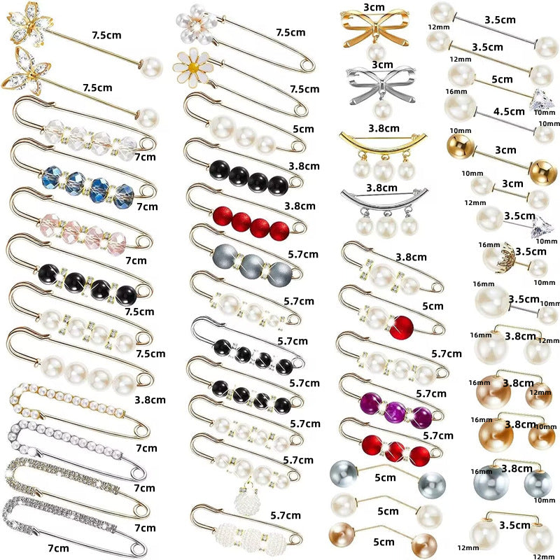 Women's Of Trousers Pin Artifact Fixed Clothes Buckle Brooches