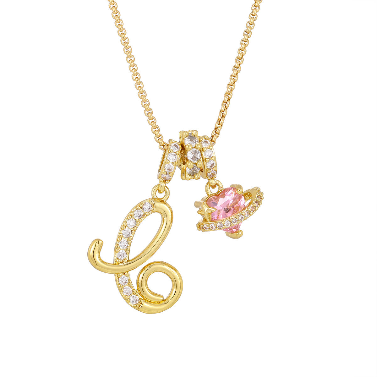 Dopamine English Letter Light Luxury Minority High Pendants
