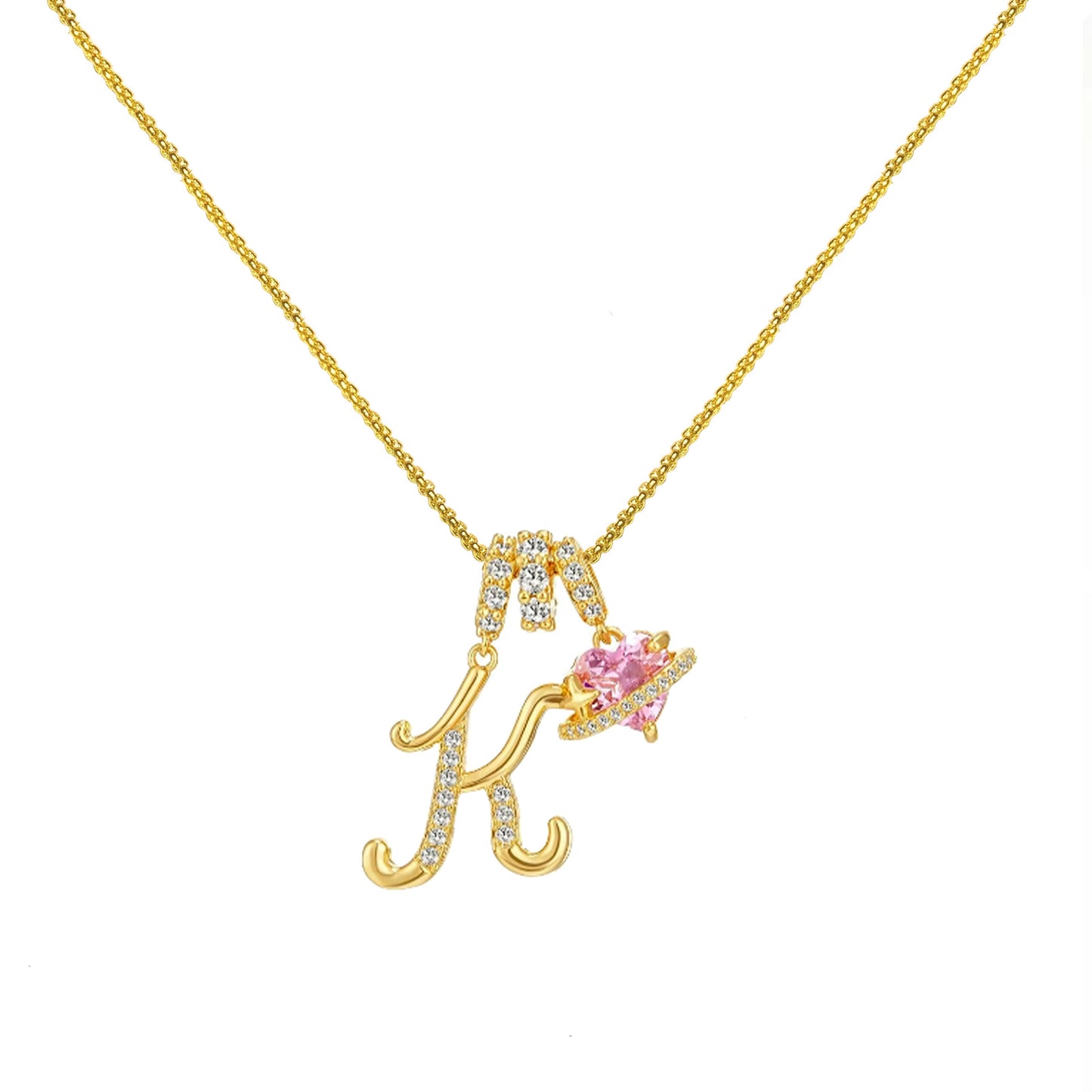 Dopamine English Letter Light Luxury Minority Necklaces