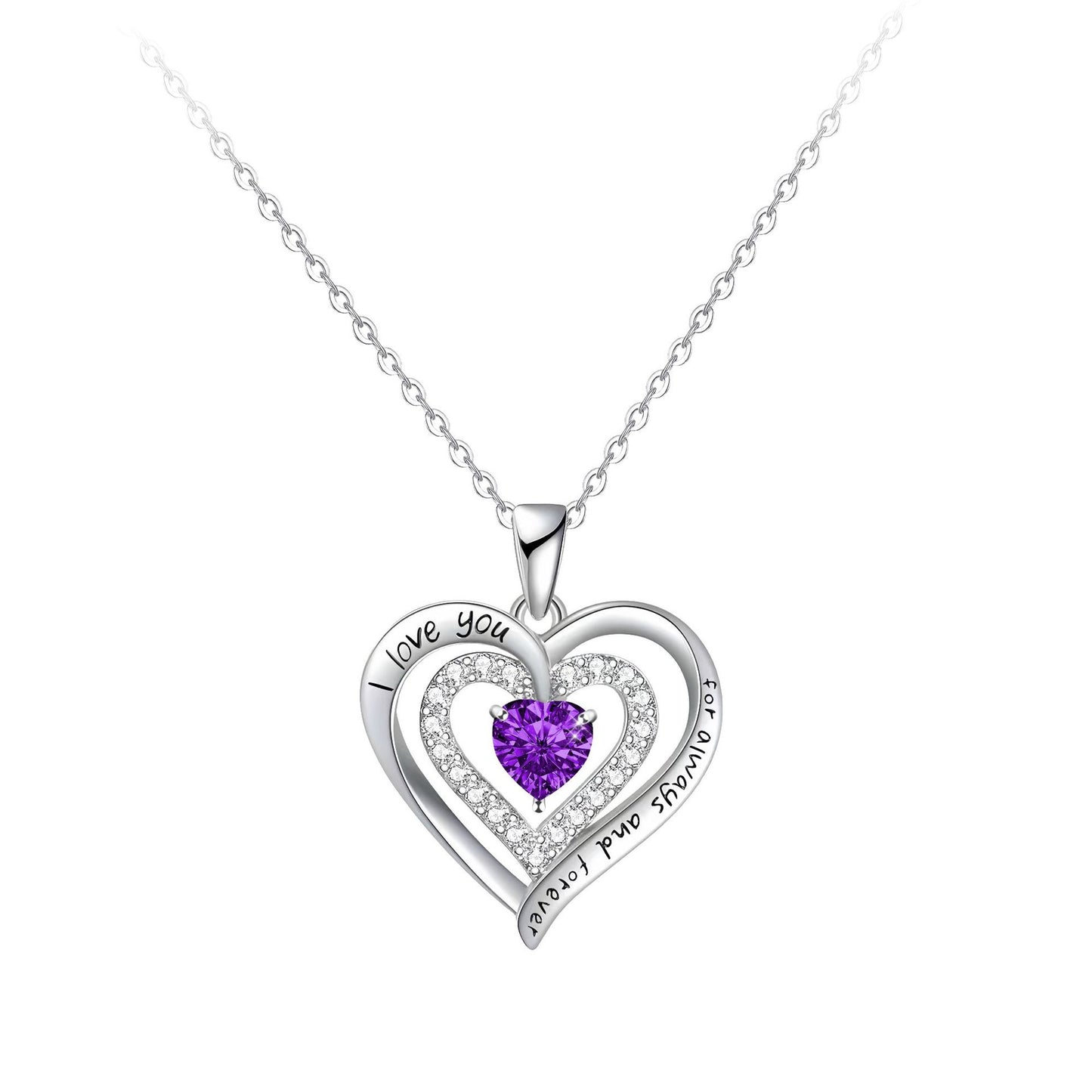 Temperament Wild High Sense Double Love Necklace