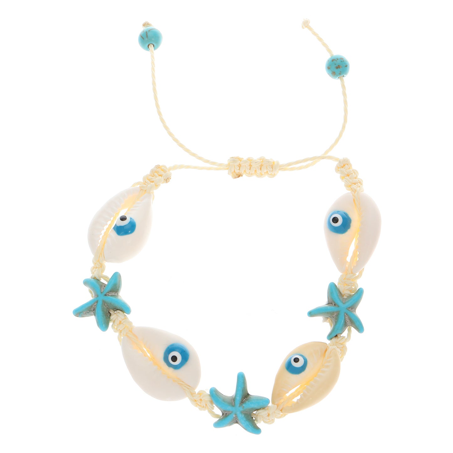 Ocean Style Cartoon Shell Female Bohemian Creative Weaving Turtle Jewelry Set