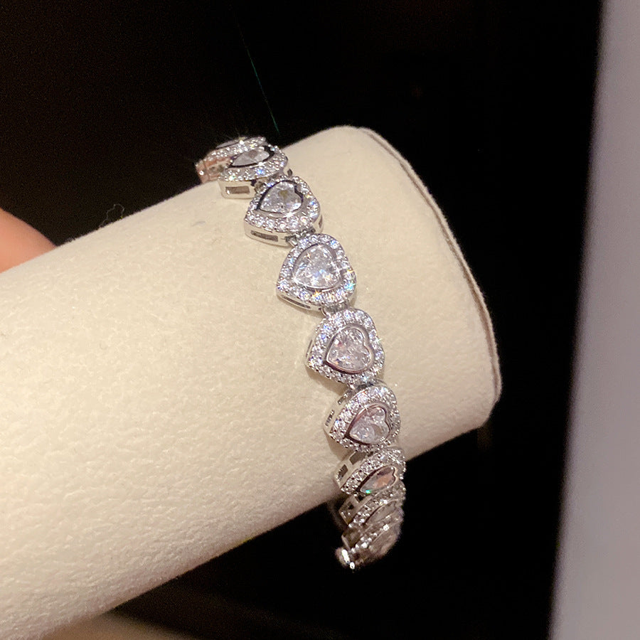 Korean Style Simple Glass Beaded Hollowed Bracelets