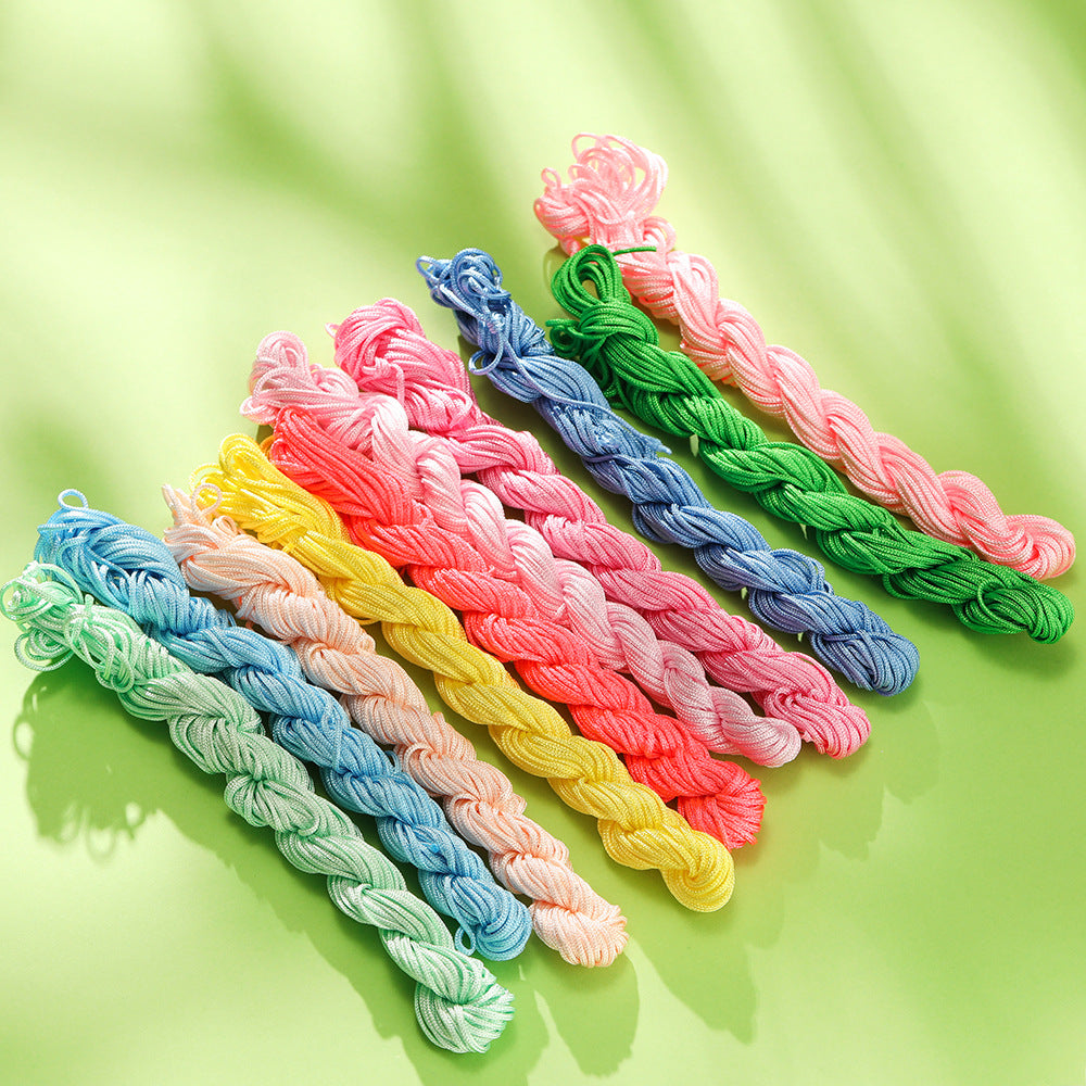 Handmade Braided Jade Strand Red Rope Thread Chinese Knot Hanging Ornaments