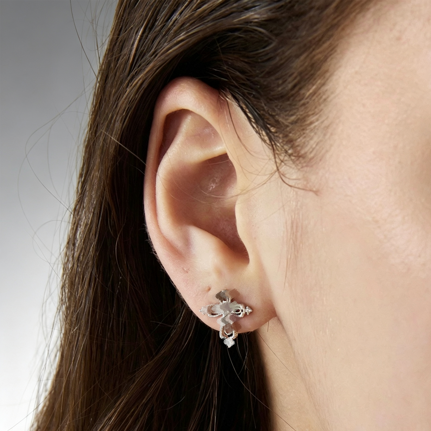 Slouchy Charming Zircon Cross Female Design Rings