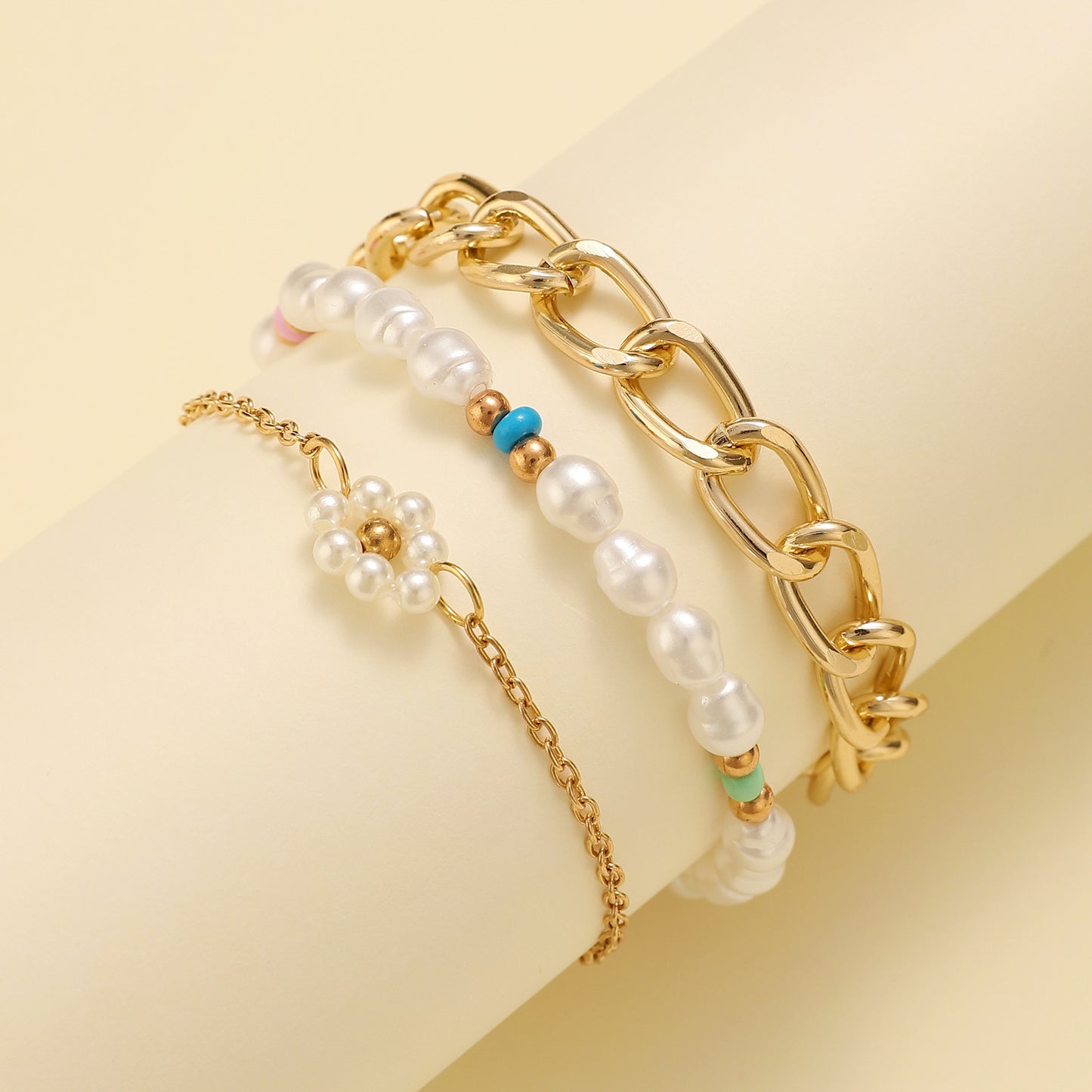 Trendy Alloy Combination Punk Hip Hop Bracelets