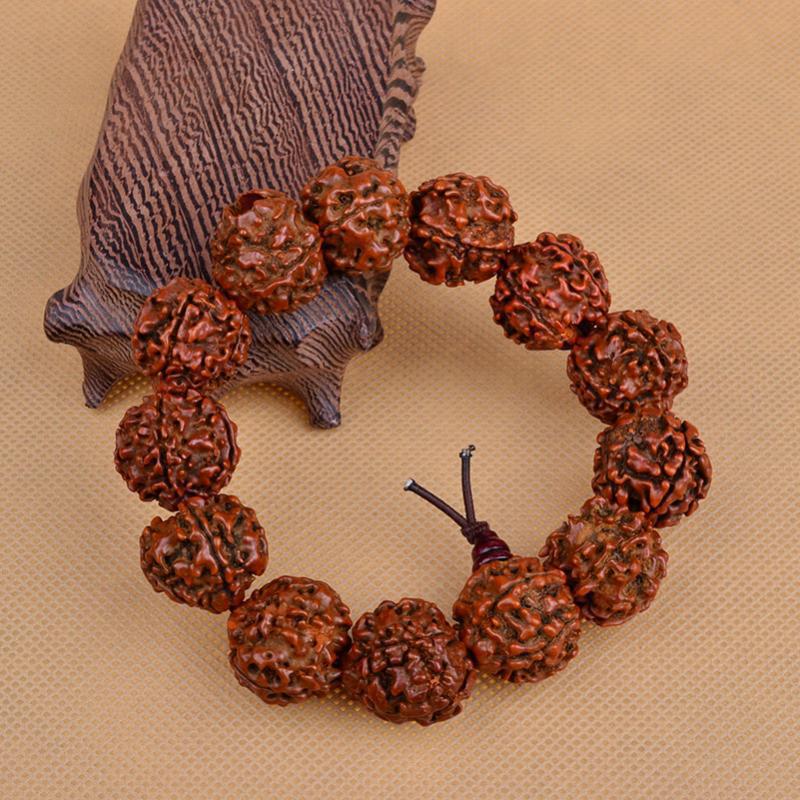 Bone Beeswax Five Faces Bodhi Seed Buddha Bracelets